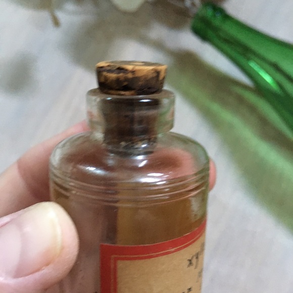 SOLD Vintage Medicine Cork Bottle | Xylene Label - Picture 4 of 5